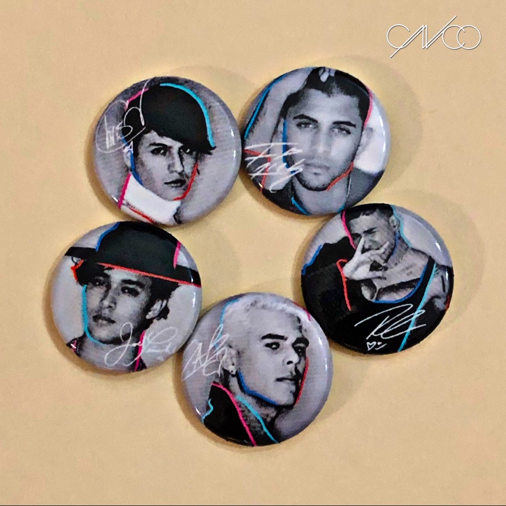 CNCO “QUE QUIENES SOMOS?” ALBUM PINS